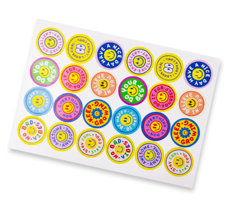 Sticker Sheet 44mm Circle - Gloss