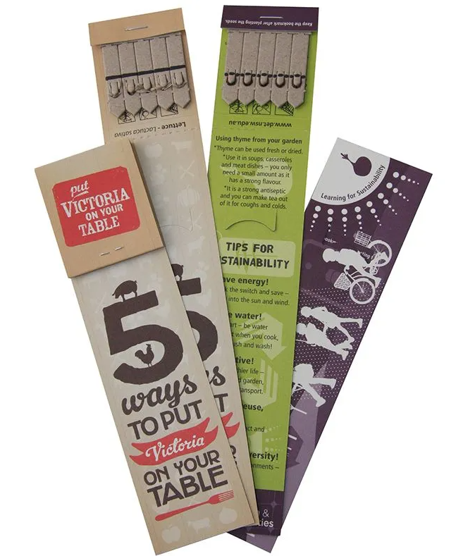 Seed Sticks Bookmark